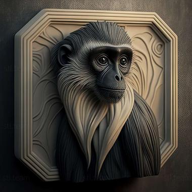 3D модель Piliocolobus gordonorum (STL)